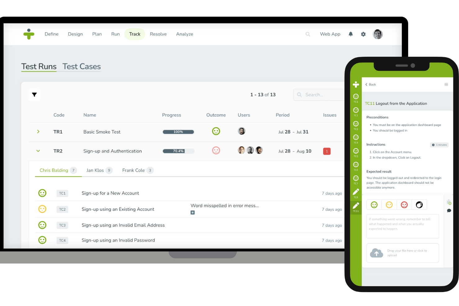 TestMonitor screenshot - 10 Beste SaaS-Testwerkzeuge im Jahr 2026 bewertet