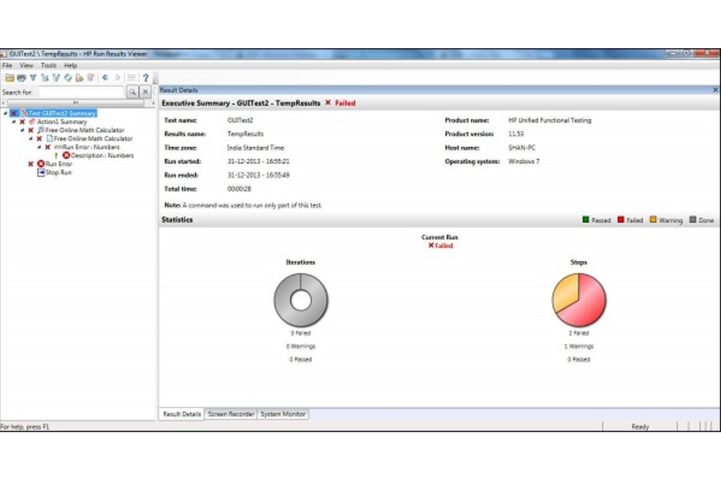 QTP/UFT screenshot - 10 Beste Black-Box-Testtools im Test für 2026