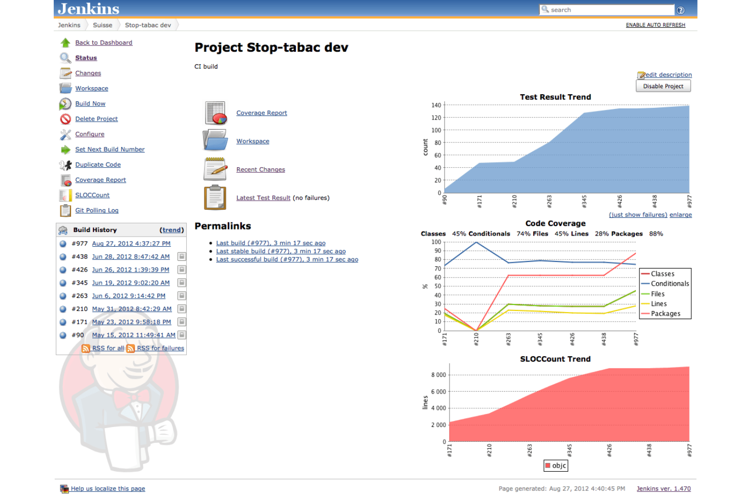 Jenkins screenshot - 10 Beste DevOps-Bereitstellungstools im Test 2026