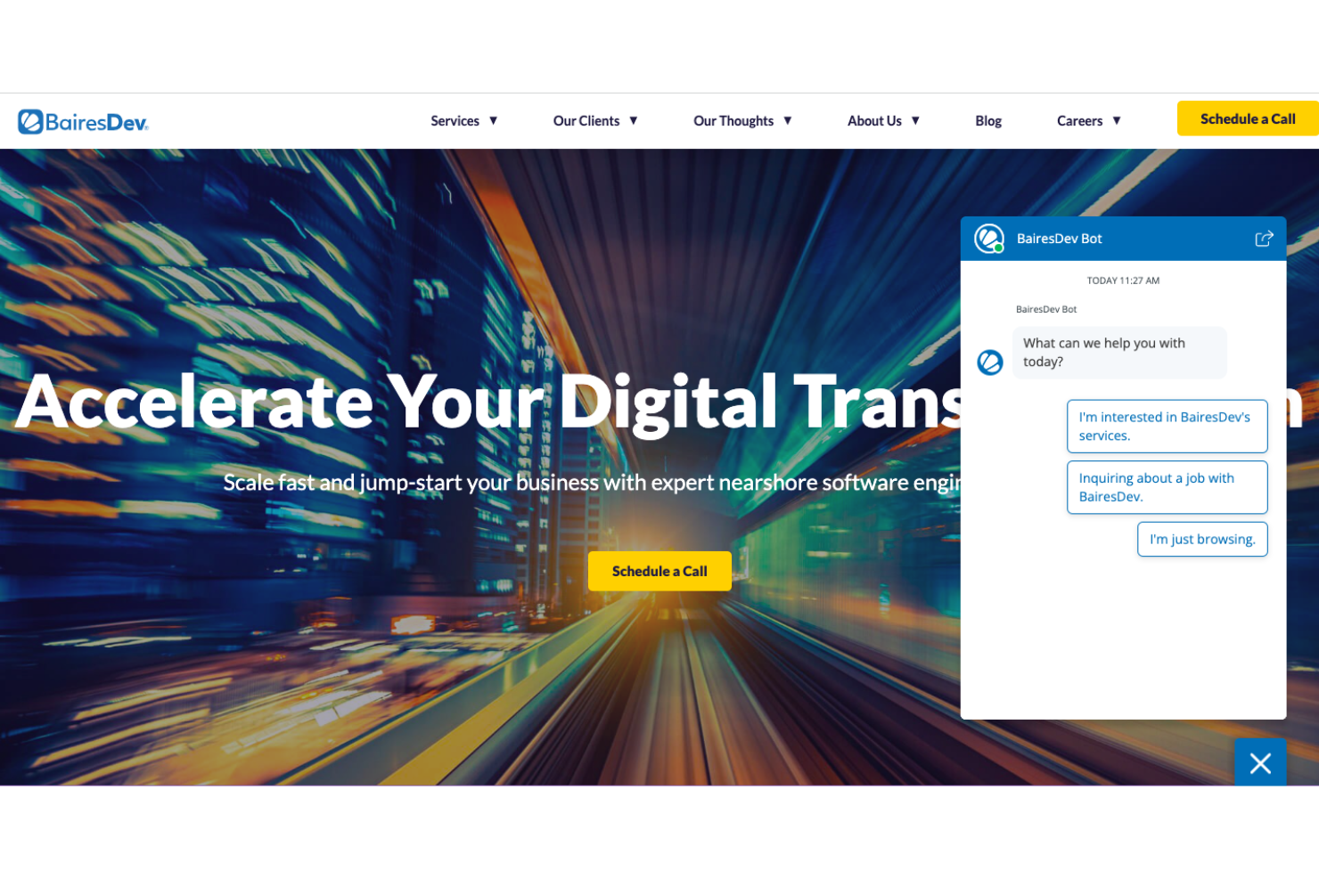 Baires Dev screenshot - 10 meilleures entreprises de tests logiciels pour l’externalisation QA 2026