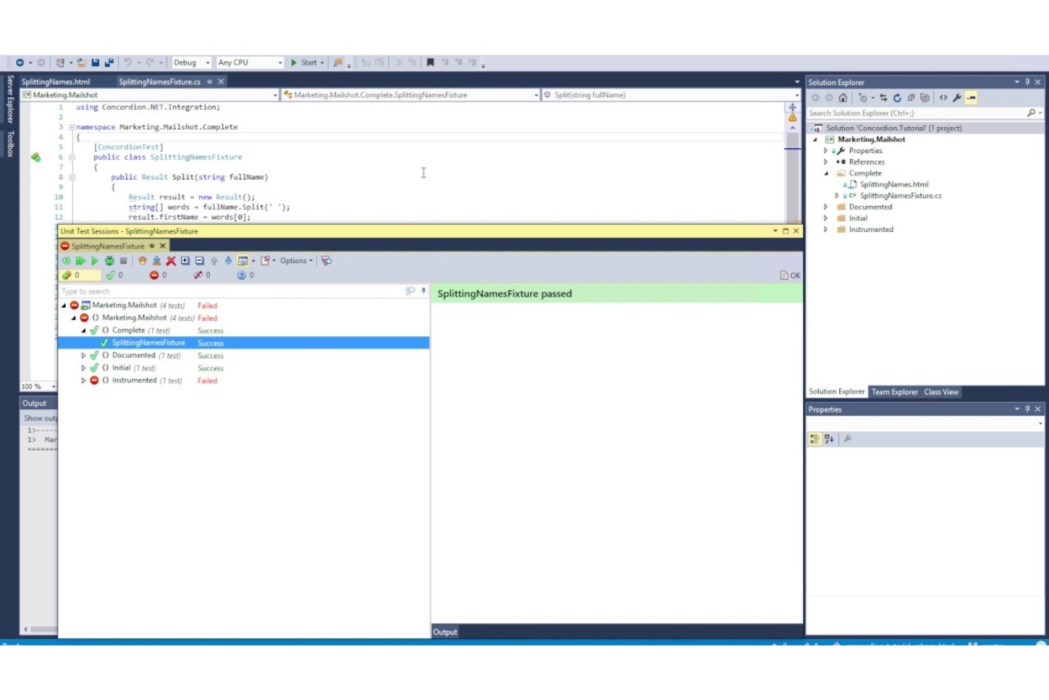 Concordion screenshot - 10 Beste BDD-Test-Tools im Jahr 2026 im Test