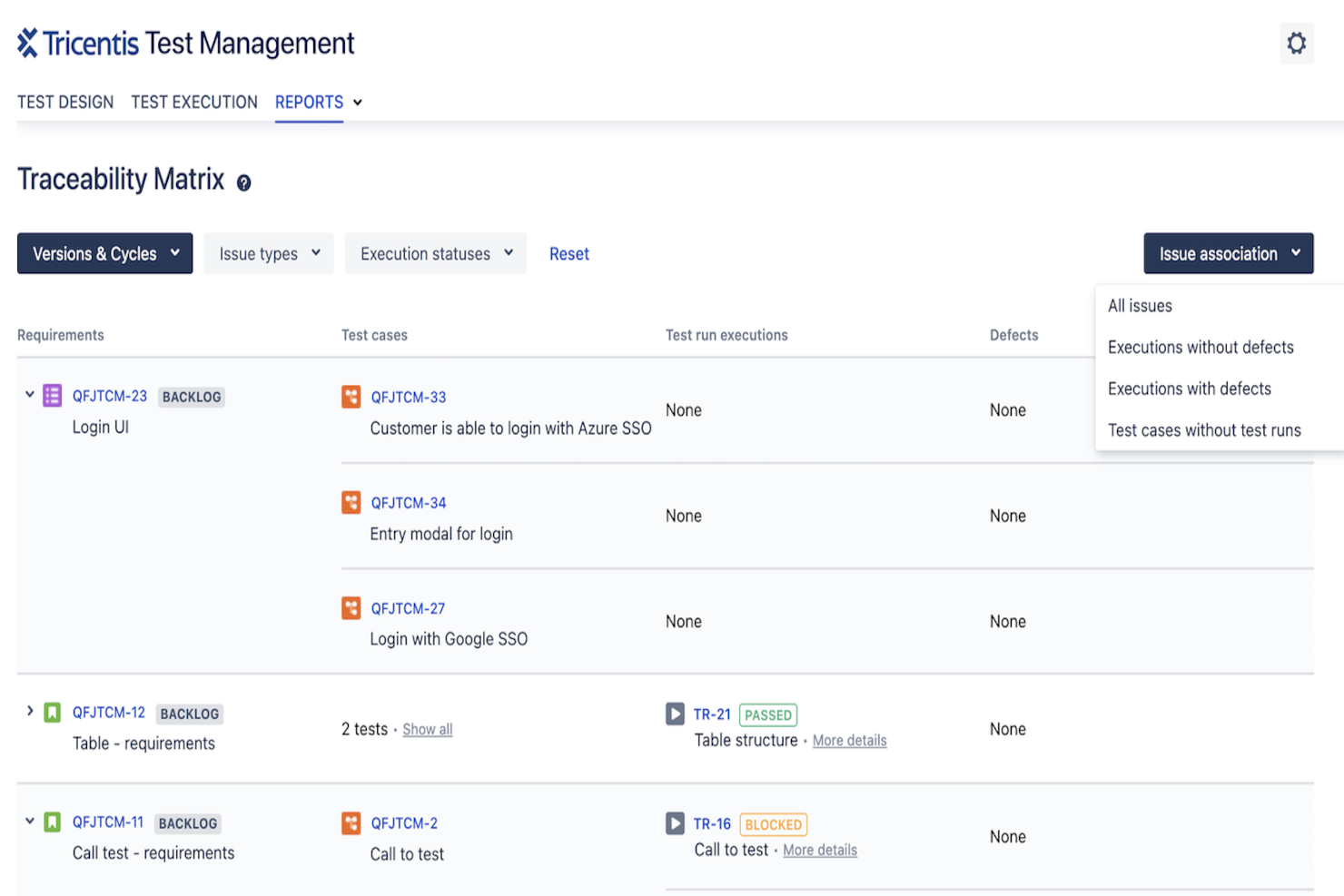 Tricentis Test Management screenshot - Les 20 meilleurs logiciels de gestion des tests de 2026