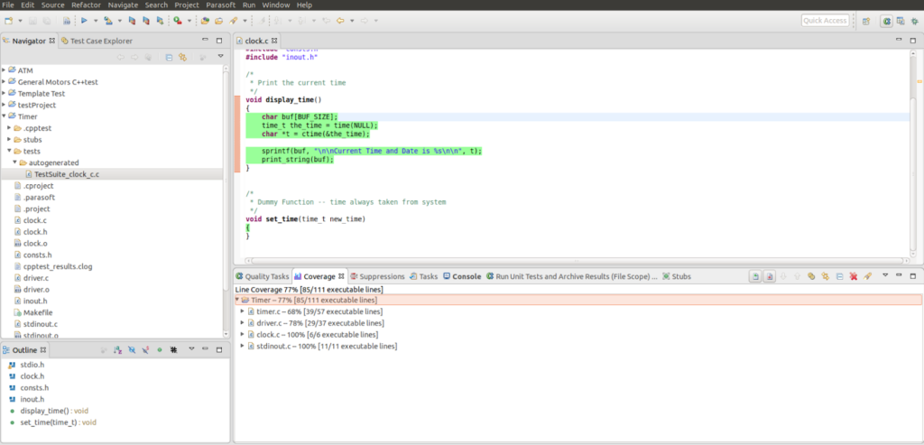 Parasoft Load Test screenshot - 10 meilleurs outils de test de charge examinés pour 2026