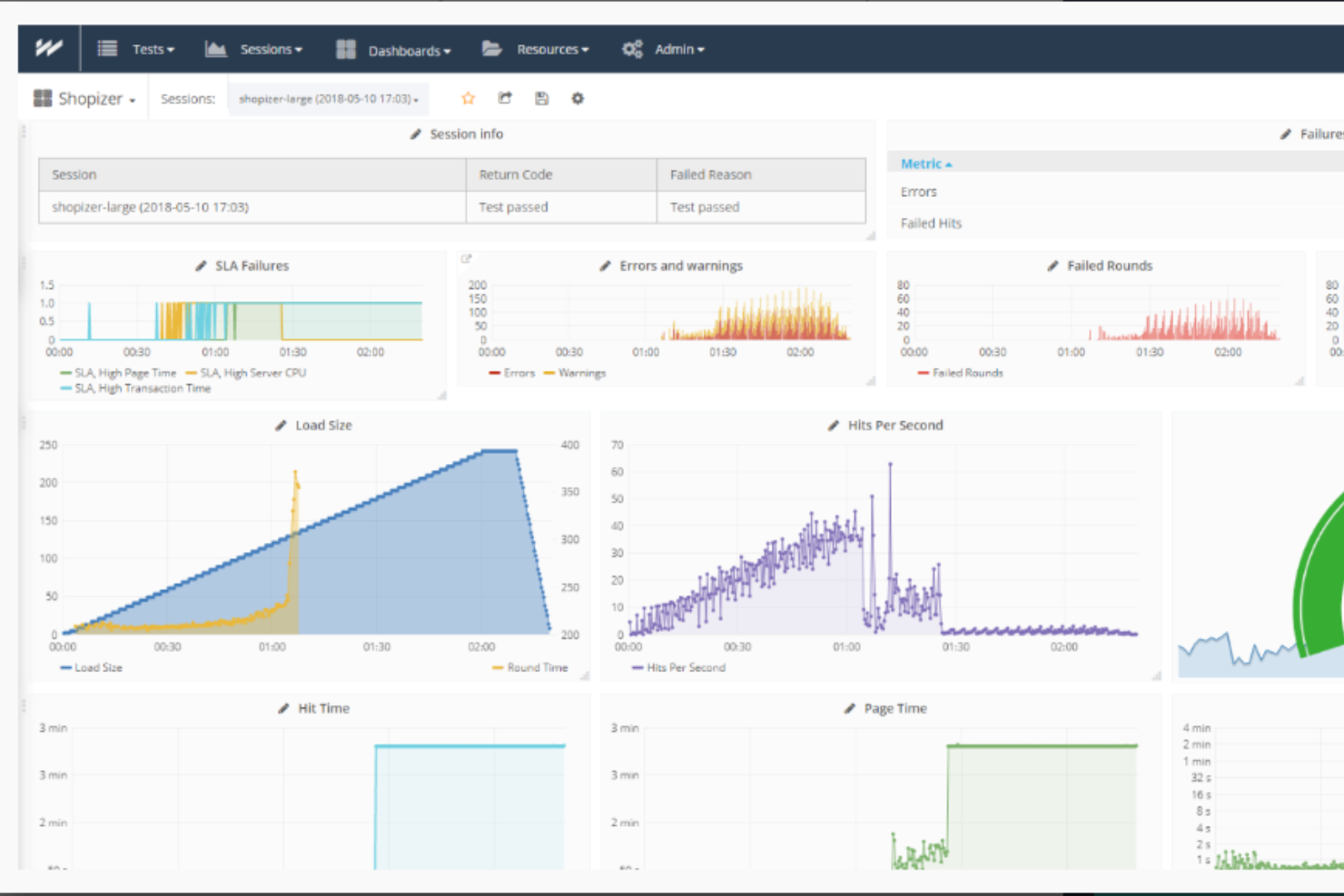 WebLOAD screenshot - 10 meilleurs outils de test de charge examinés pour 2026