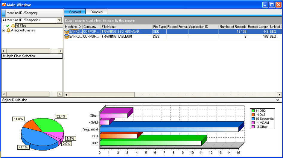 Microfocus Data Express screenshot - 15 Meilleurs Outils de Gestion des Données de Test Passés en Revue pour 2026