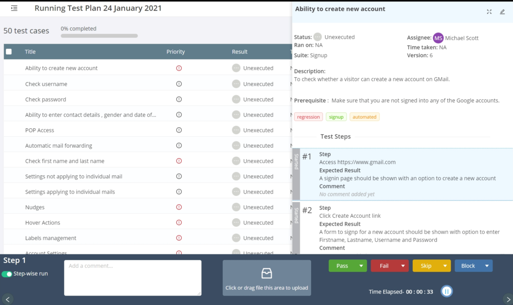 Test Collab screenshot - 20 Meilleurs Logiciels de Gestion des Cas de Test en 2026