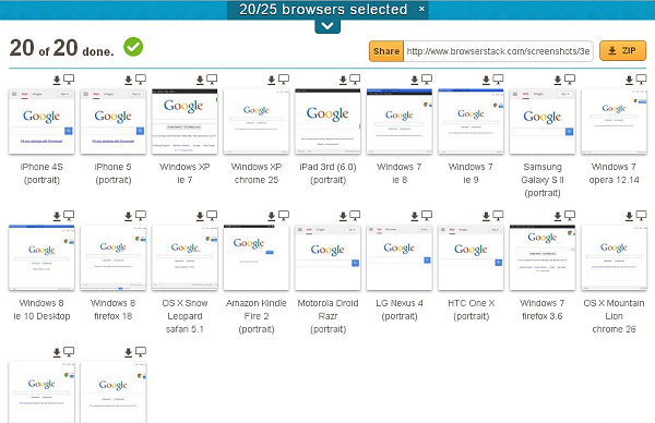 BrowserStack screenshot - 10 Meilleurs Logiciels de Test de Performance Passés en Revue en 2026