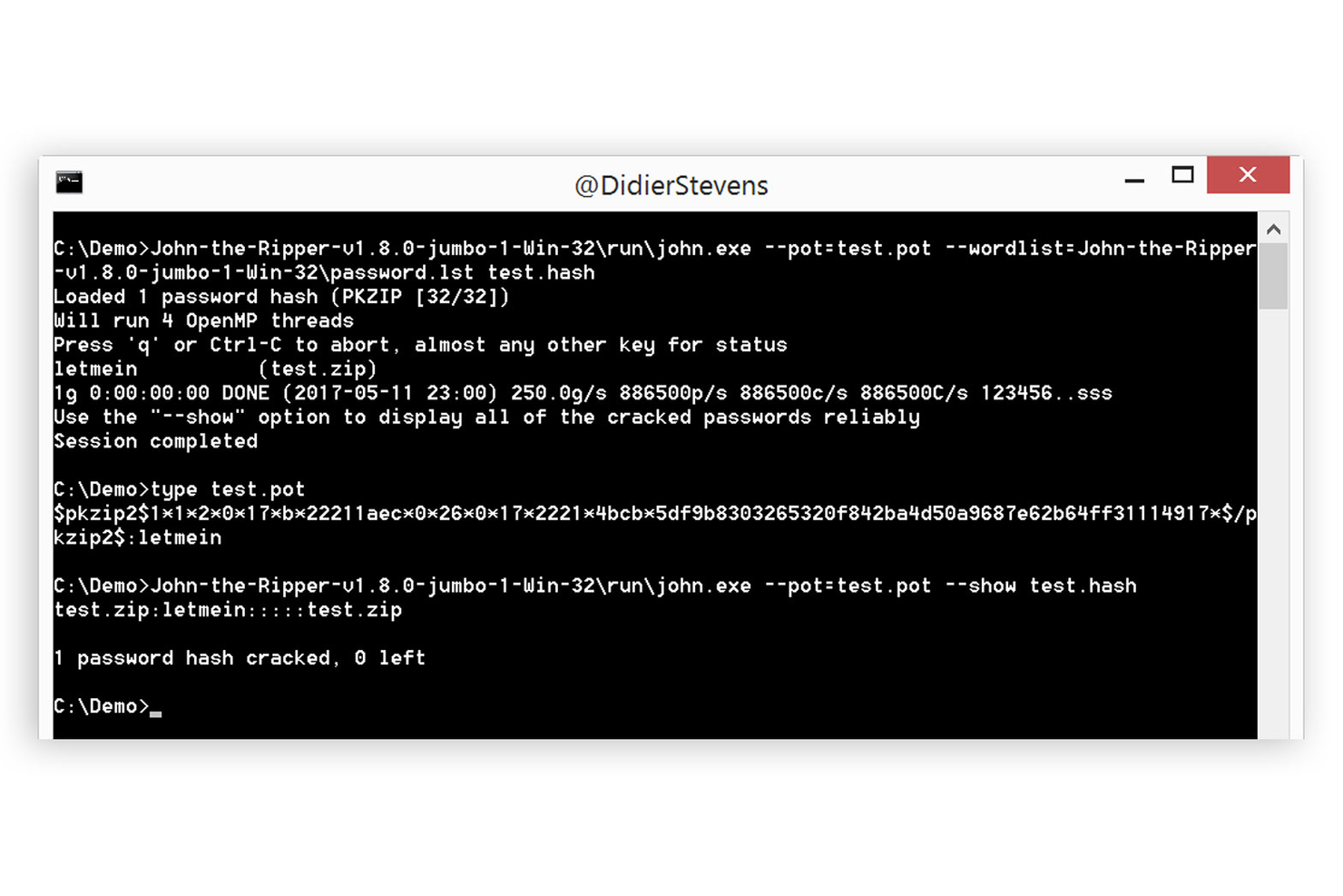 John the Ripper screenshot - 20 Meilleurs Outils de Test de Pénétration des Applications Web en 2026