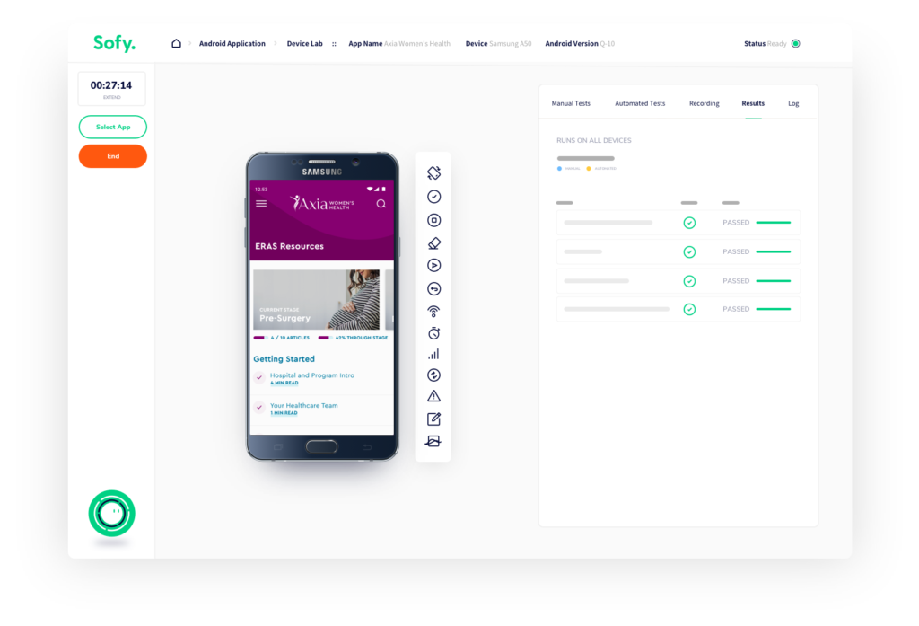 Sofy screenshot - 10 Beste Performance-Testsoftware im Jahr 2026 bewertet