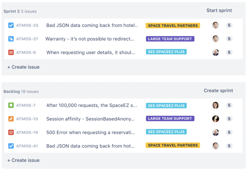 Jira screenshot - 10 Beste Bug-Tracking-Tools im Test für 2026