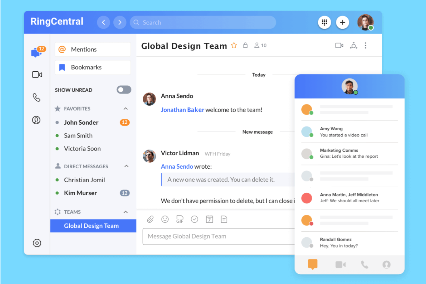 RingCentral screenshot - 10 meilleures alternatives à Help Scout en 2026