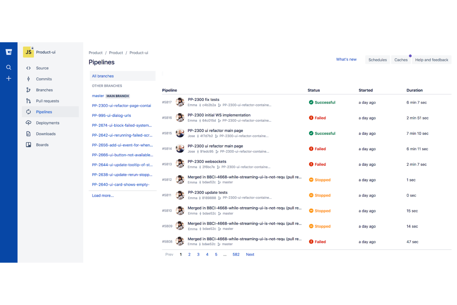 Bitbucket Pipelines screenshot - 10 meilleures alternatives à Jenkins passées en revue en 2026