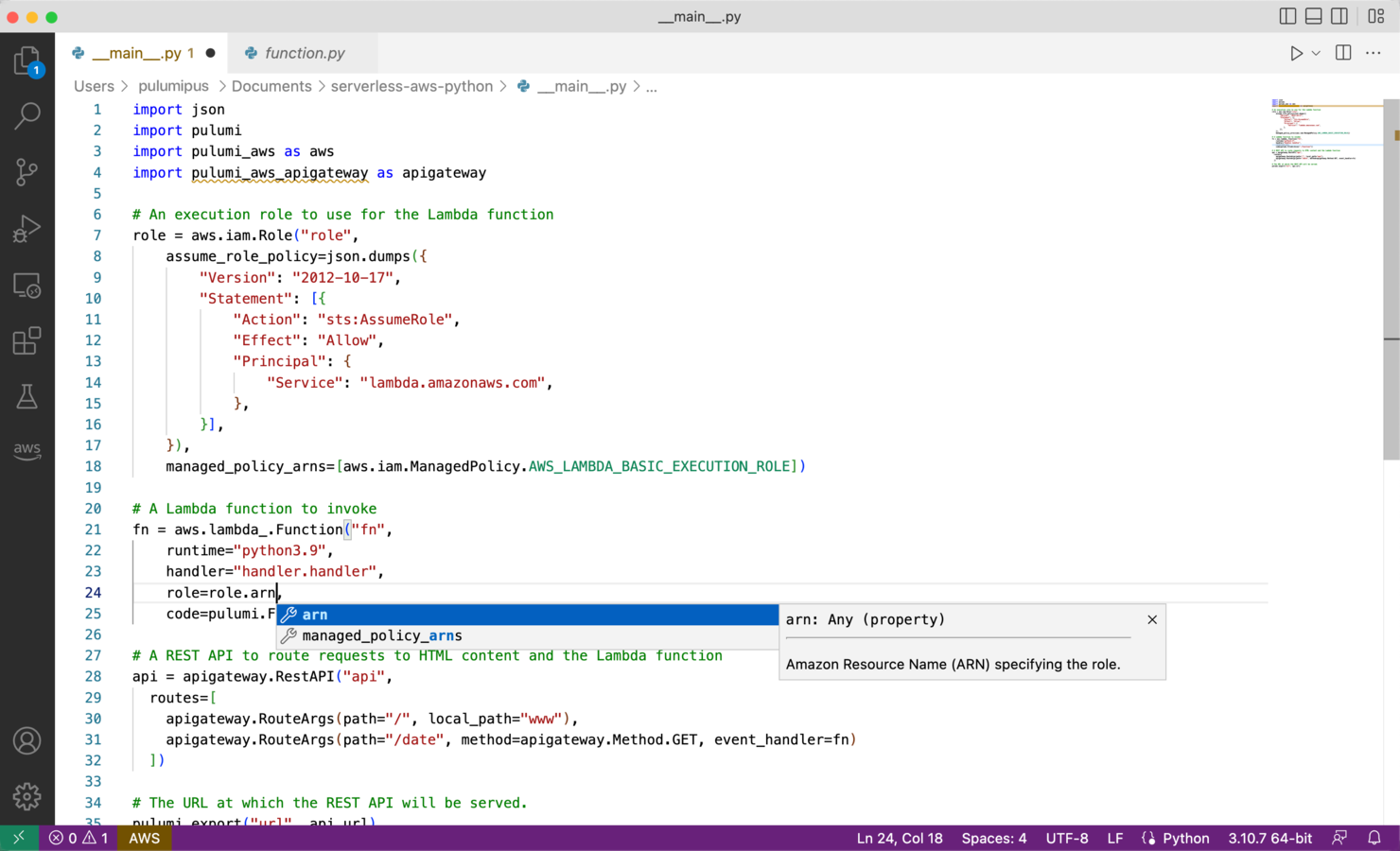 Pulumi screenshot - 10 meilleures alternatives à Terraform passées en revue en 2026