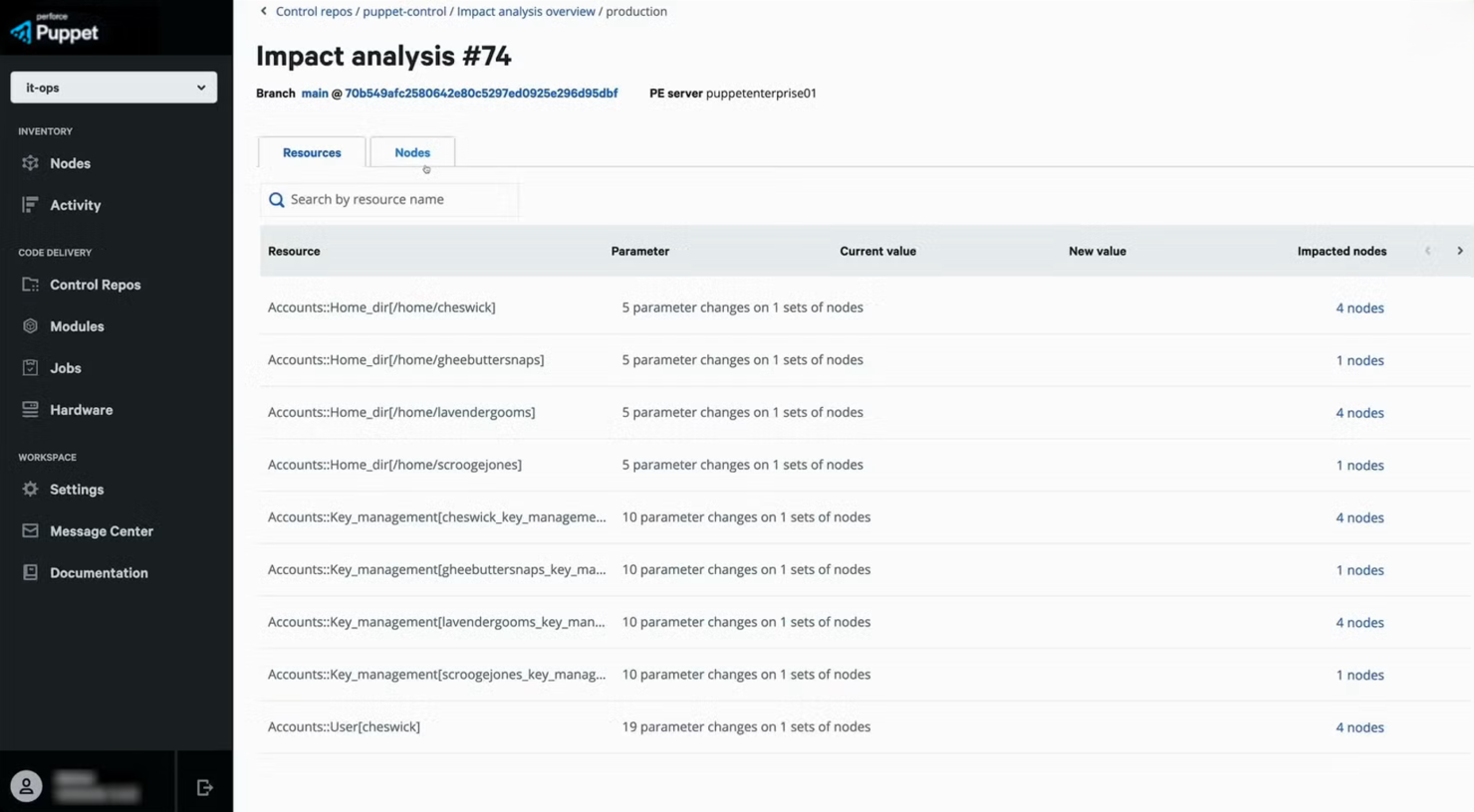 Puppet screenshot - 10 meilleures alternatives à Terraform passées en revue en 2026