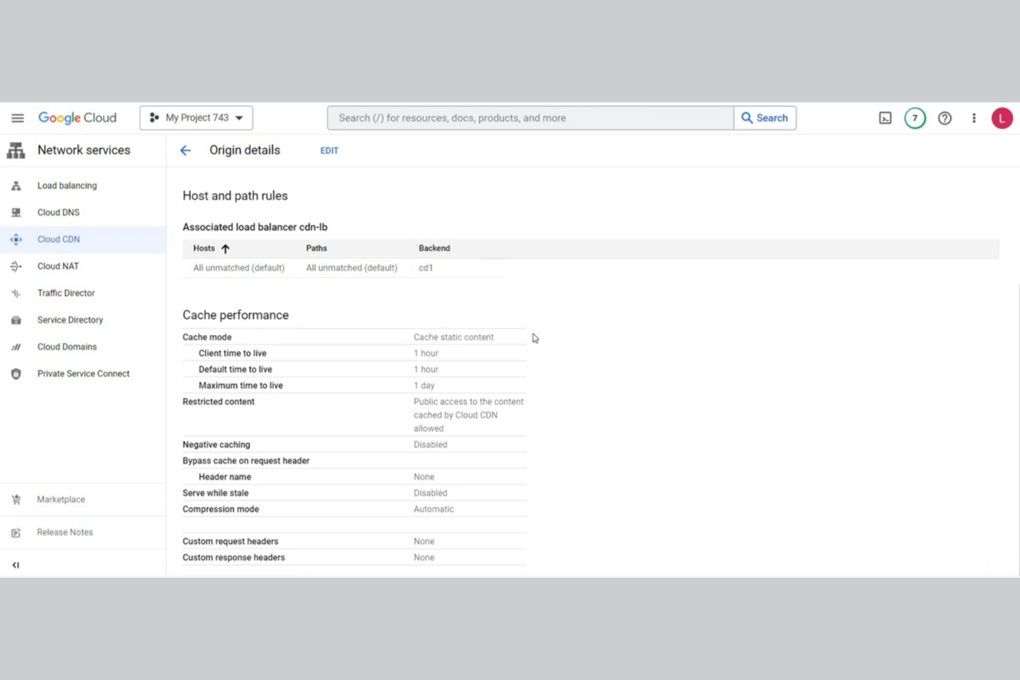 Google Cloud CDN screenshot - 12 Beste Cloudflare-Alternativen im Jahr 2026 bewertet