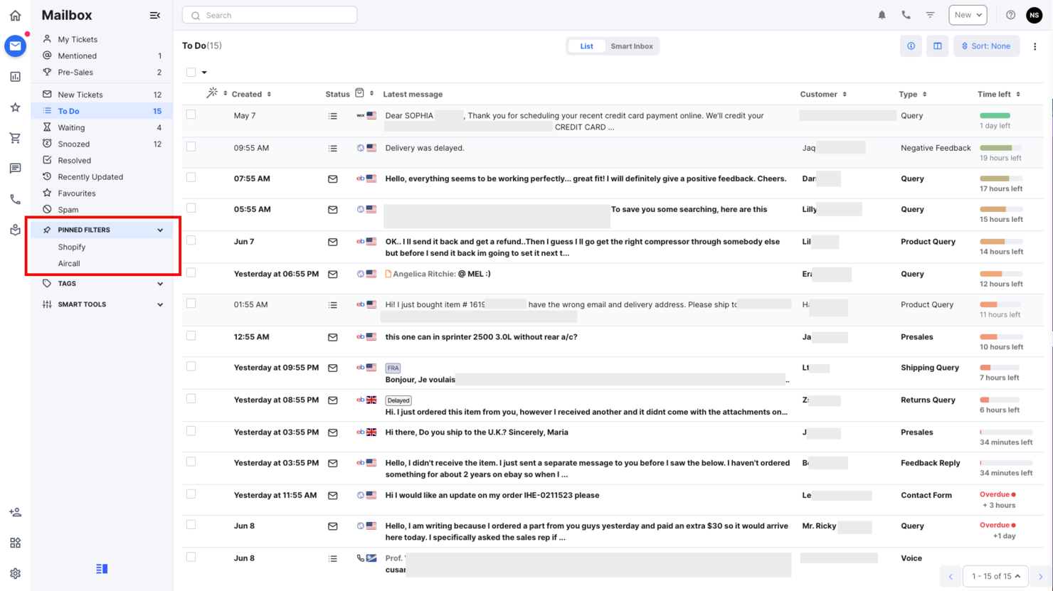 eDesk screenshot - 10 Meilleures Alternatives à Zendesk Passées en Revue en 2026