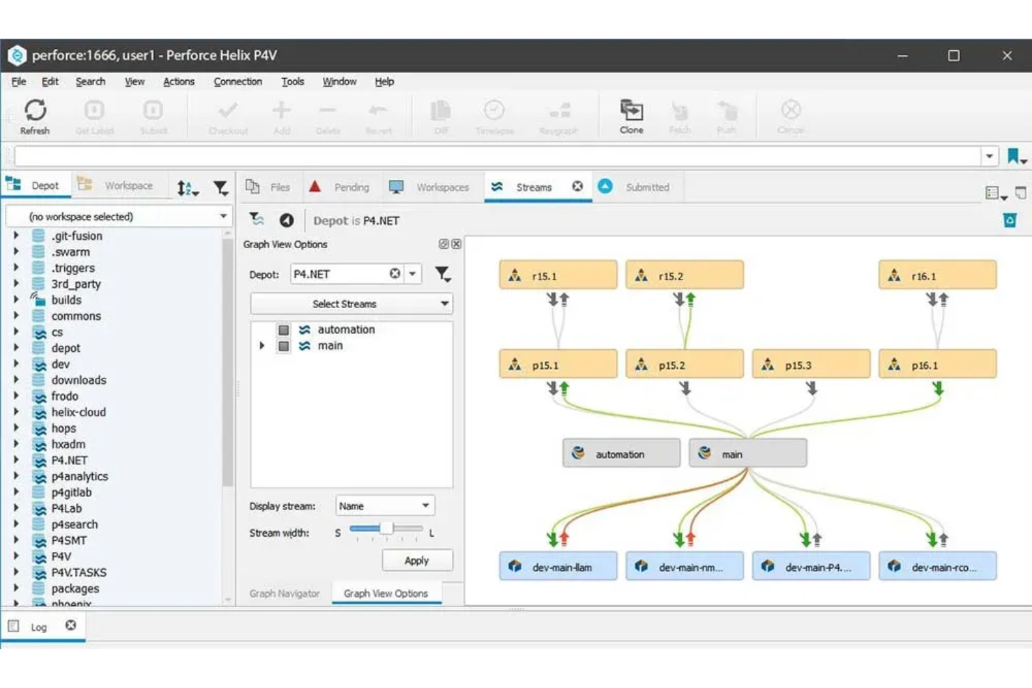CVS screenshot - J’ai testé 17 alternatives à Git : mes meilleurs choix pour 2026