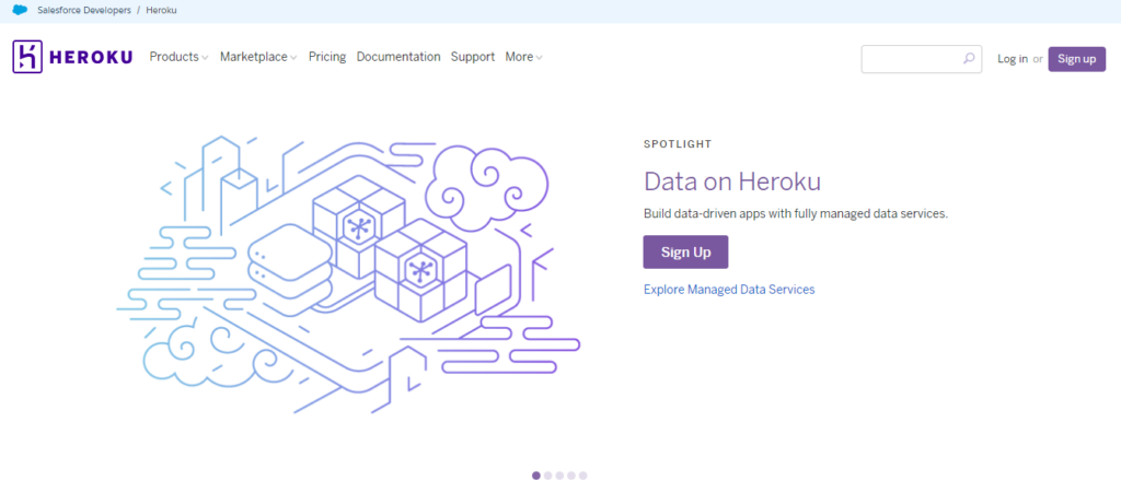 Heroku screenshot - 10 Meilleures Alternatives à Google Cloud Passées en Revue en 2026