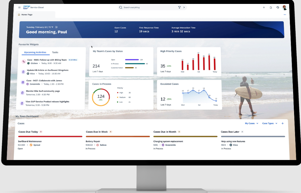 SAP Service Cloud screenshot - 10 beste Freshworks-Alternativen im Test 2026