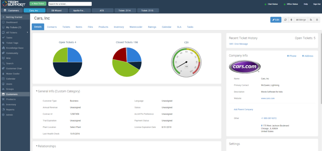 TeamSupport screenshot - 10 beste Front-Alternativen getestet in 2026