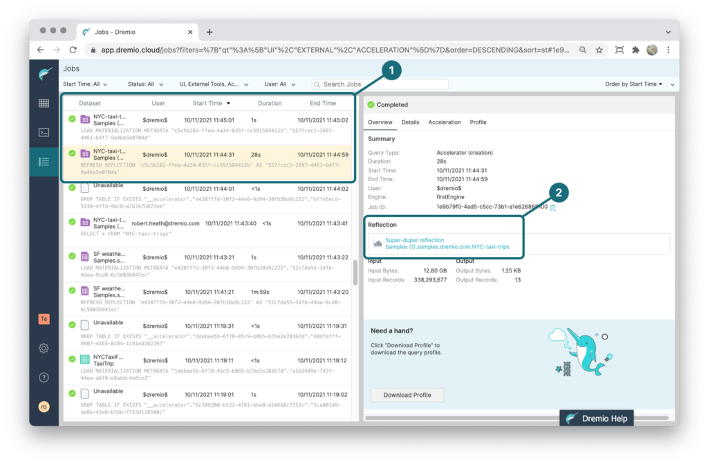 Dremio screenshot - 10 beste Databricks-Alternativen im Jahr 2026 bewertet