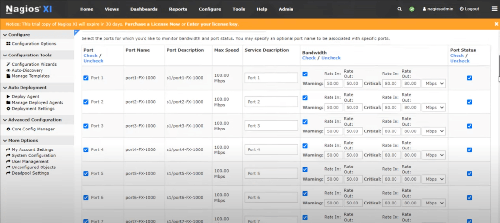 Nagios screenshot - 1 Meilleures Alternatives à SolarWinds Passées en Revue en 2026