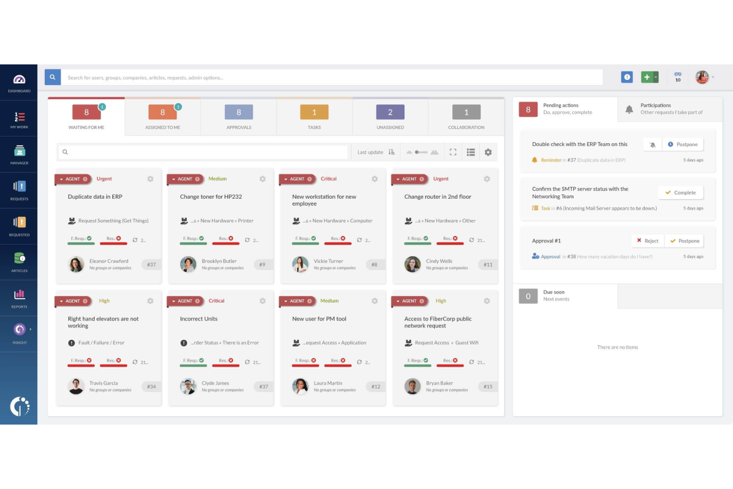 InvGate Service Management screenshot - 1 Meilleures Alternatives à SolarWinds Passées en Revue en 2026