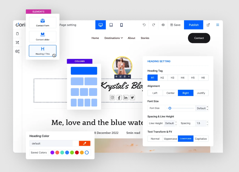 Dorik screenshot - 10 meilleures alternatives à Bubble testées en 2026