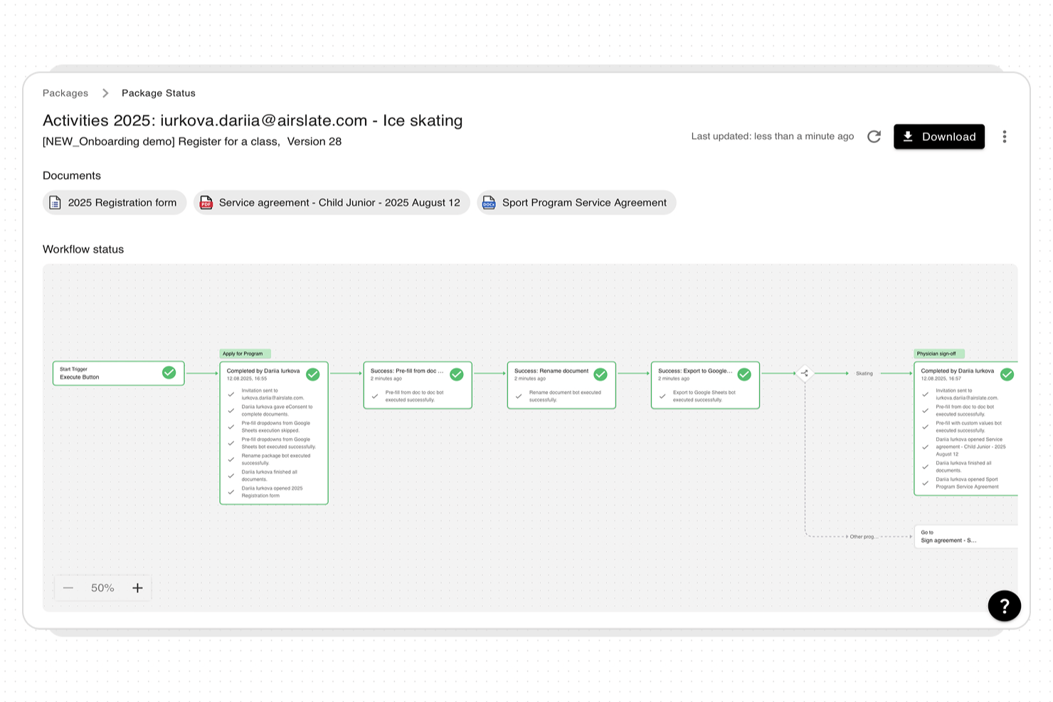 altaFlow screenshot - Top 10 des logiciels de gestion de contrats informatiques de 2026