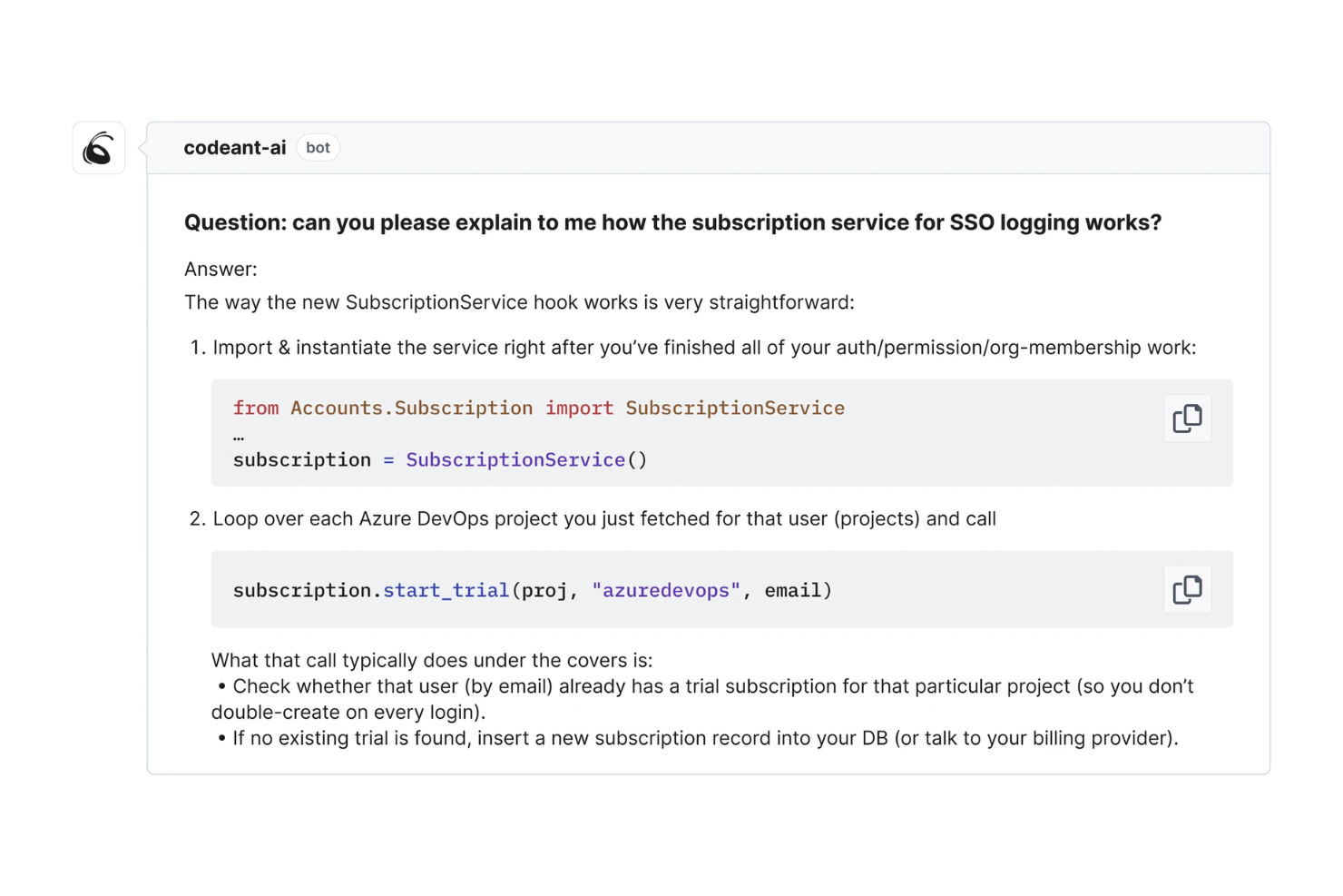 CodeAnt AI screenshot - 15 meilleurs outils pour la qualité du code en 2026