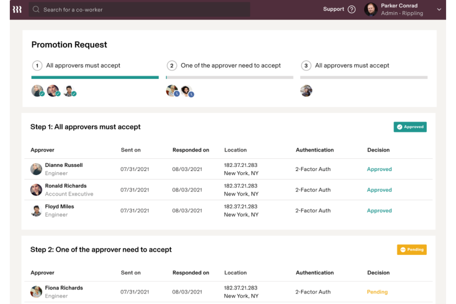Rippling IT screenshot - 10 Mejores Herramientas de Gestión de Acceso Privilegiado de 2026
