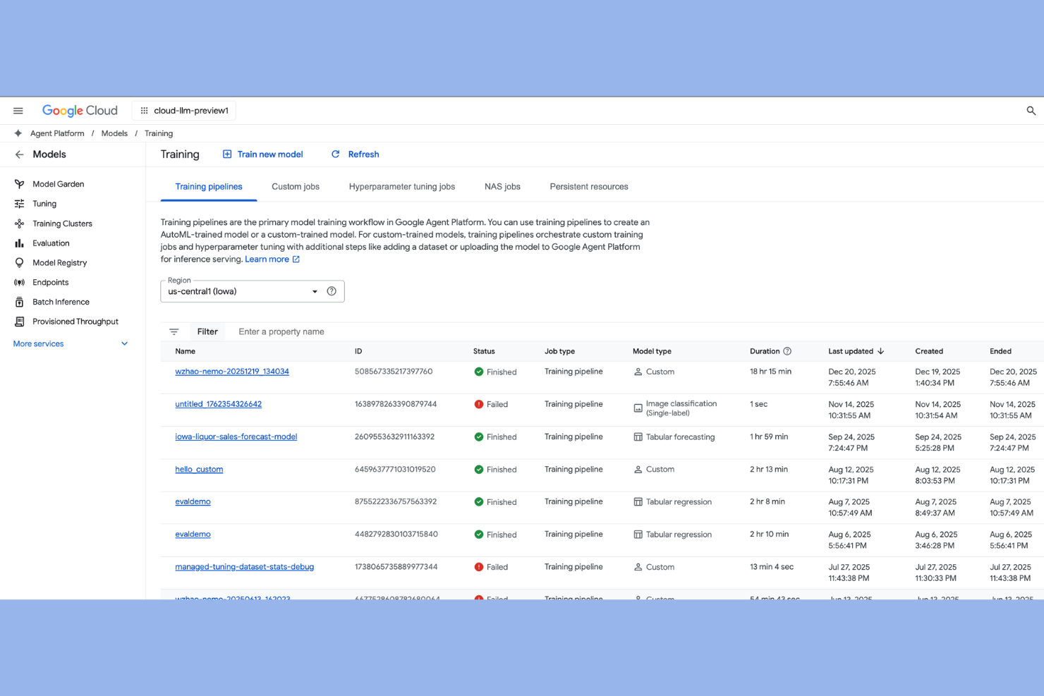 Gemini Enterprise Agent Platform screenshot - Les 10 Meilleurs Outils de Déploiement de Modèles ML en 2026