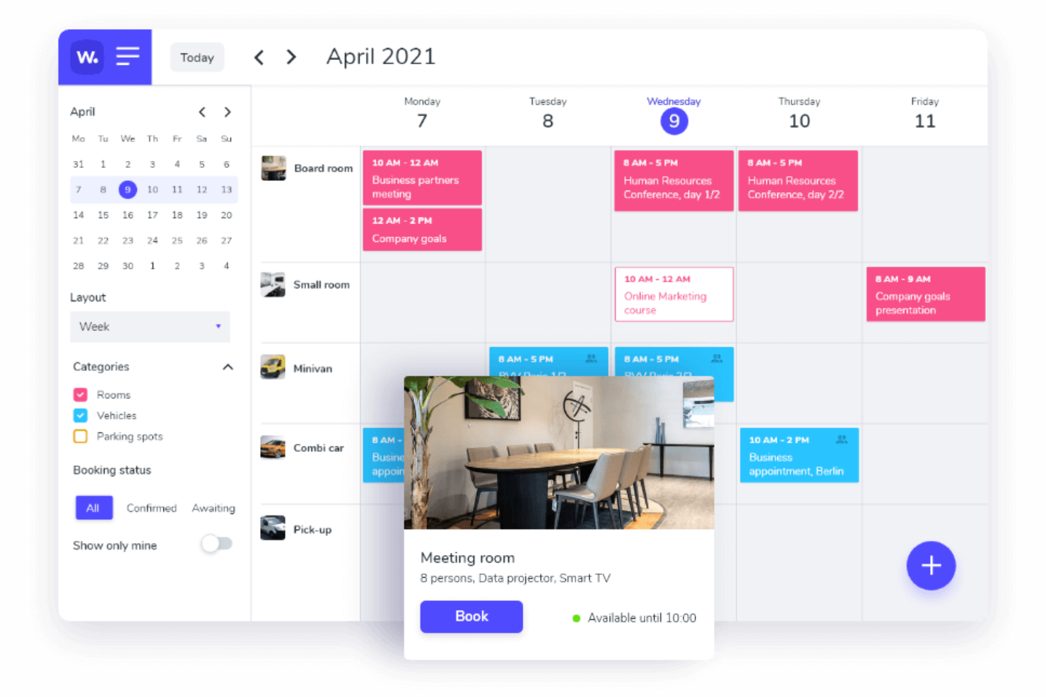 Whatspot screenshot - 10 meilleurs outils de réservation de bureaux partagés pour les développeurs de logiciels en 2026
