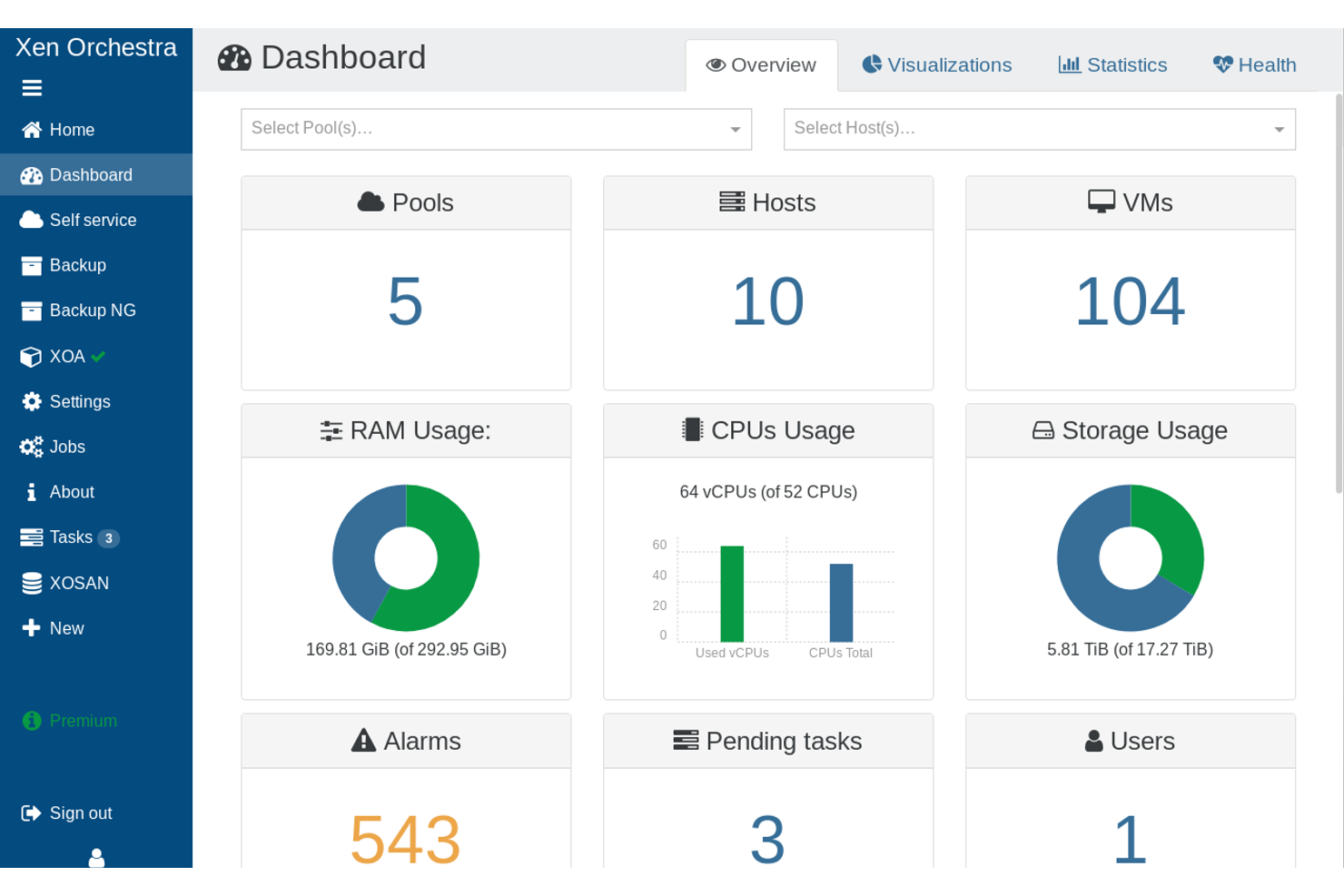 Xen Project screenshot - Le 10 migliori alternative a VirtualBox per il 2026