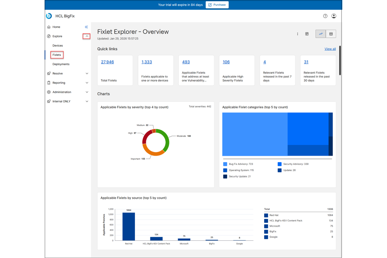 HCL BigFix screenshot - Le 10 migliori alternative ad Automox nel 2026