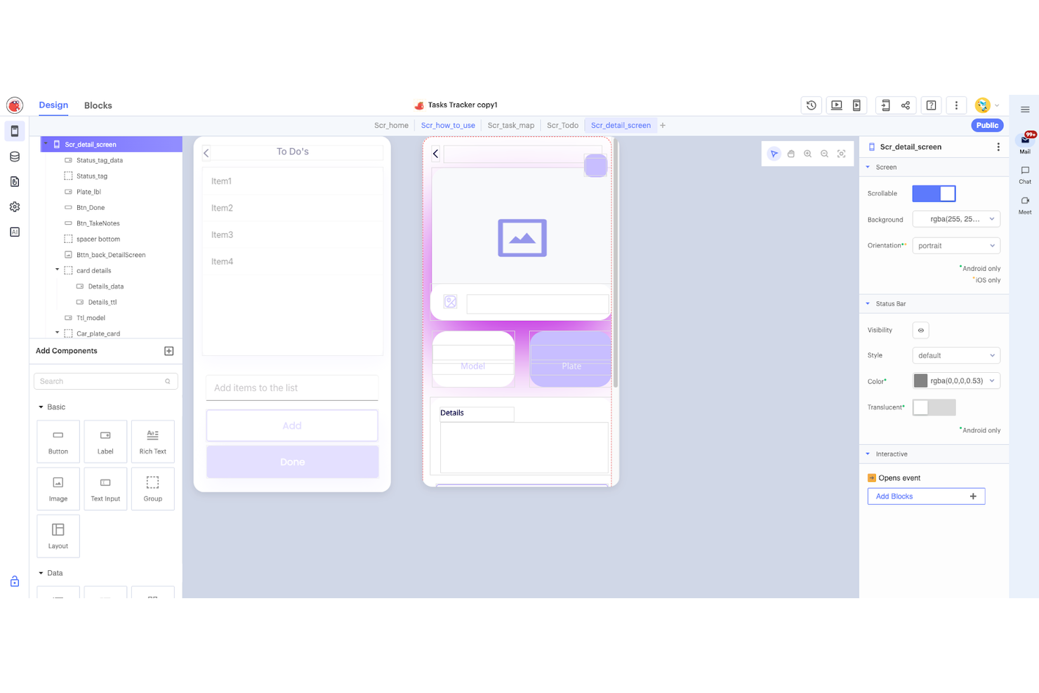 Thunkable screenshot - 10 Software per lo Sviluppo di App iOS per il 2026