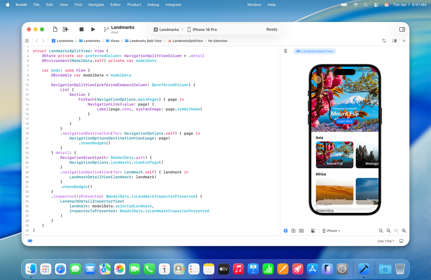 Swift screenshot - 10 Software per lo Sviluppo di App iOS per il 2026