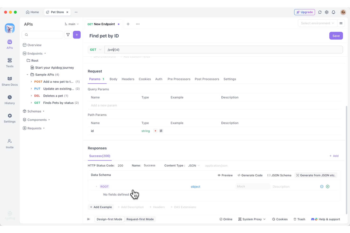Apidog screenshot - Le 10 migliori alternative a Postman recensite nel 2026