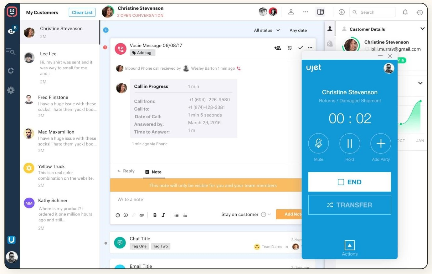 Kustomer screenshot - Le 10 migliori alternative a Zendesk recensite nel 2026