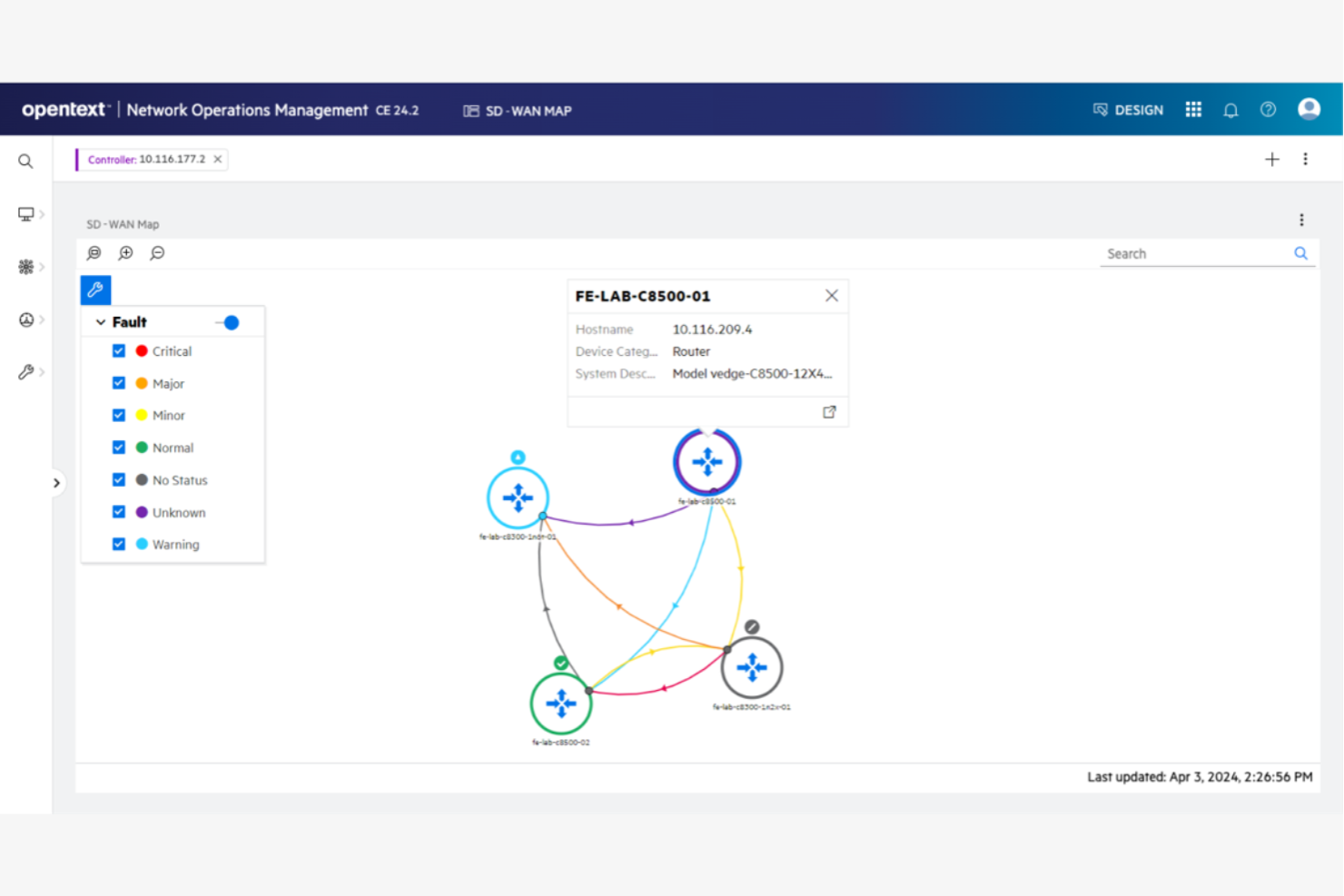 OpenText screenshot - Le 10 migliori alternative a SolarWinds NCM recensite nel 2026