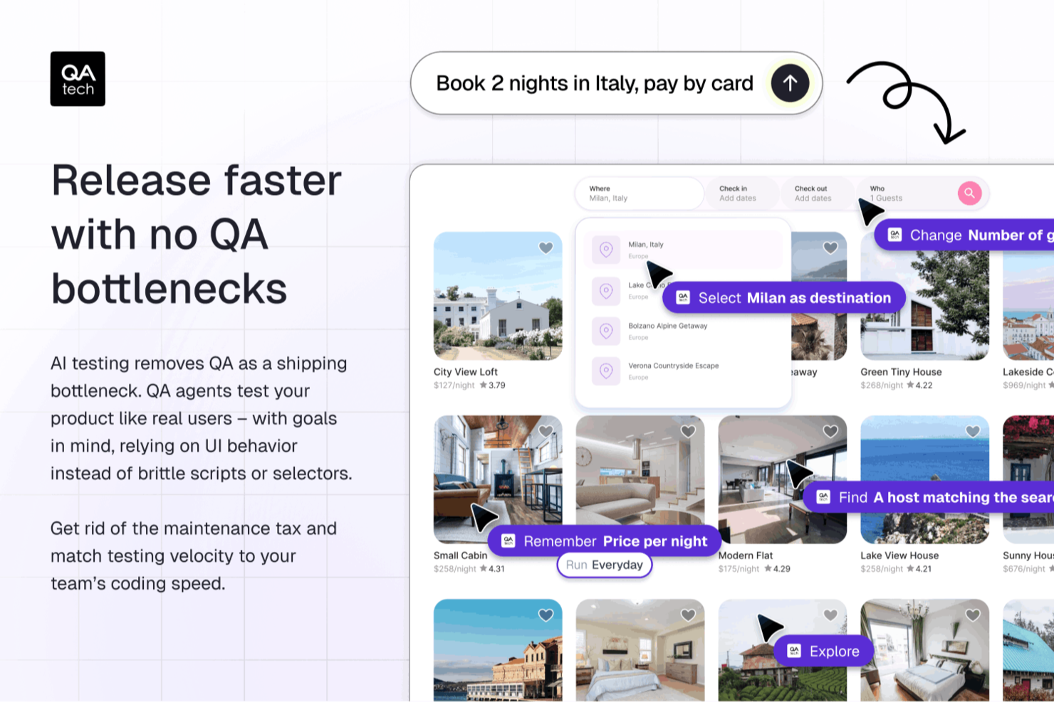 QA.tech screenshot - I 10 migliori strumenti di test del software con IA recensiti nel 2026