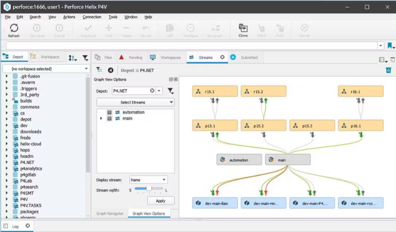 Helix Core screenshot - Guida all’Acquisto dei 10 Migliori Sistemi di Controllo delle Versioni