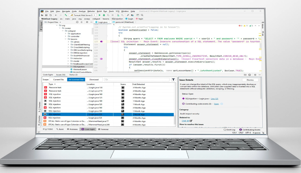 Coverity screenshot - Svela il Codice: Le 10 Migliori Strumenti di Analisi Statica del Codice del 2026