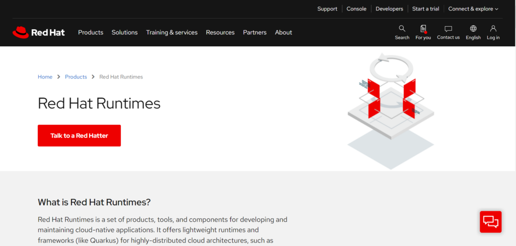 Red Hat Runtimes screenshot - Guida Pratica Ai 10 Migliori Software Di Runtime