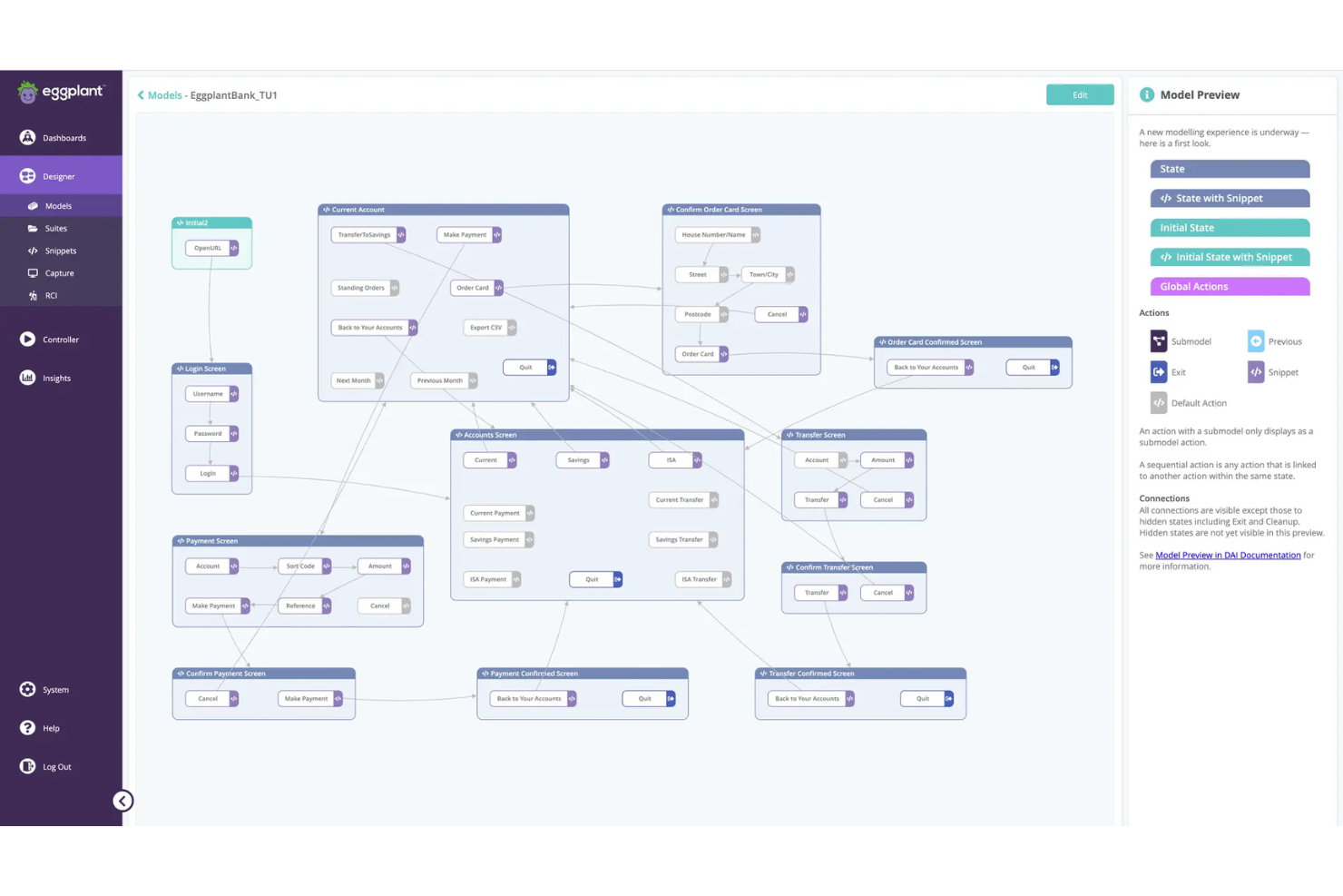 Eggplant Test screenshot - 10 Migliori Strumenti per il Test dei Siti Web Recensiti nel 2026