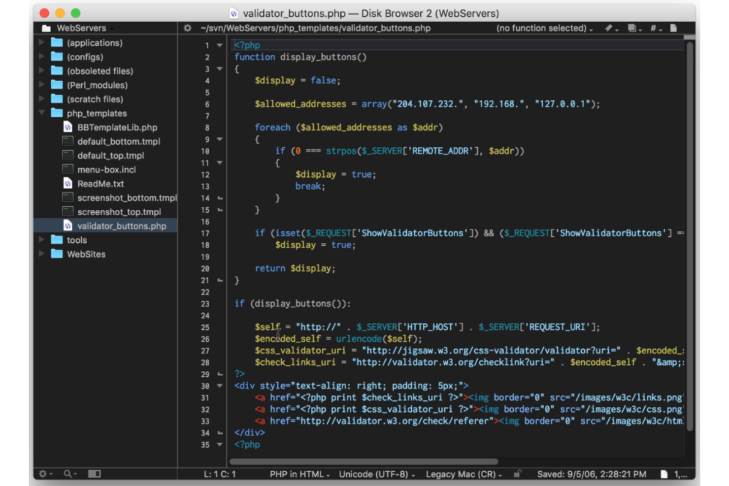BBEdit screenshot - 10 Migliori Software Editor di Testo per la Programmazione nel 2026