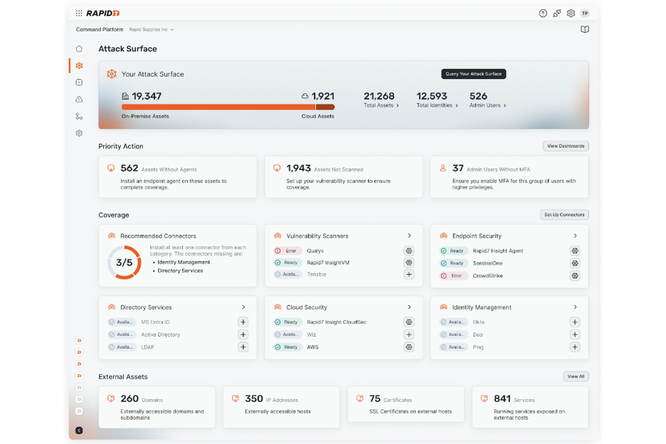 Rapid7 screenshot - 10 Migliori Alternative a Tenable Recensite nel 2026