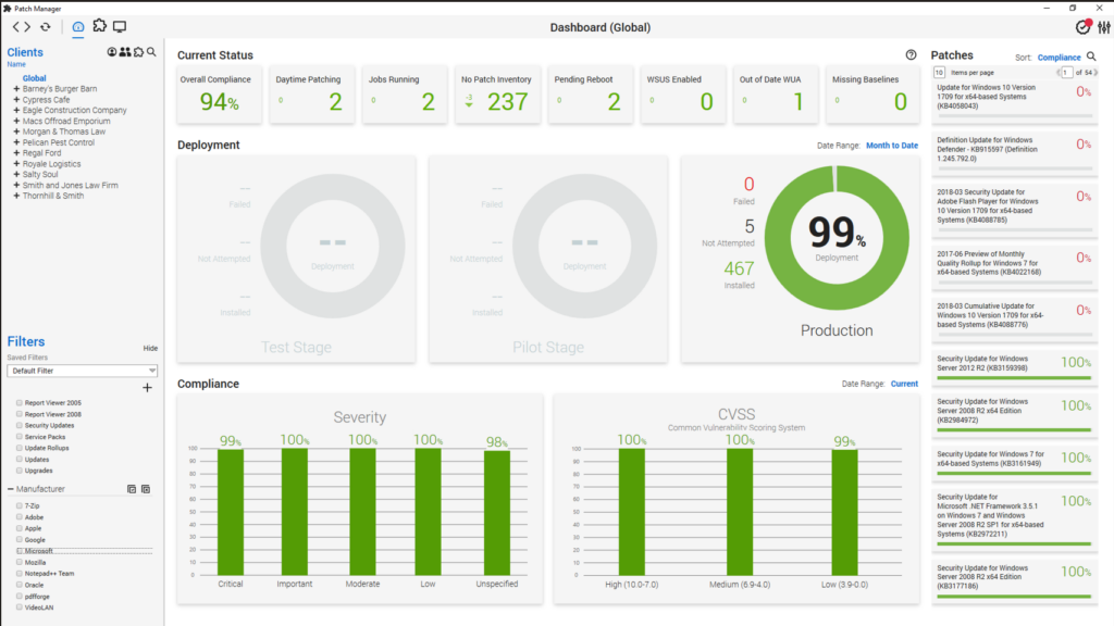 ConnectWise Automate screenshot - I 10 migliori software per la gestione delle patch del 2026