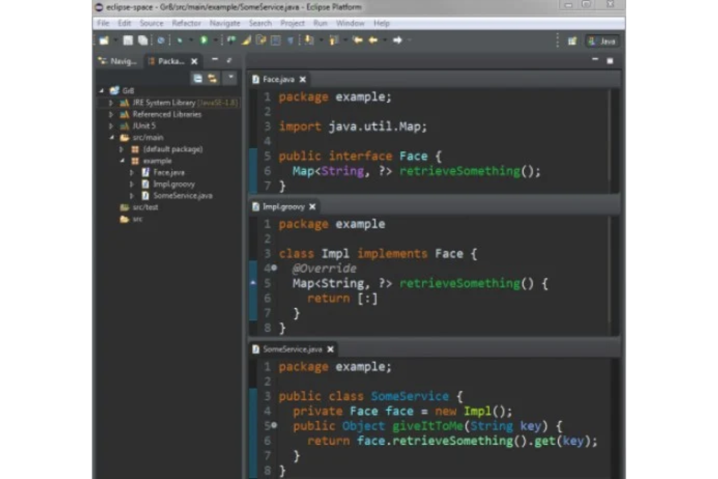 Groovy screenshot - Le 10 migliori strumenti di sviluppo Java del 2026