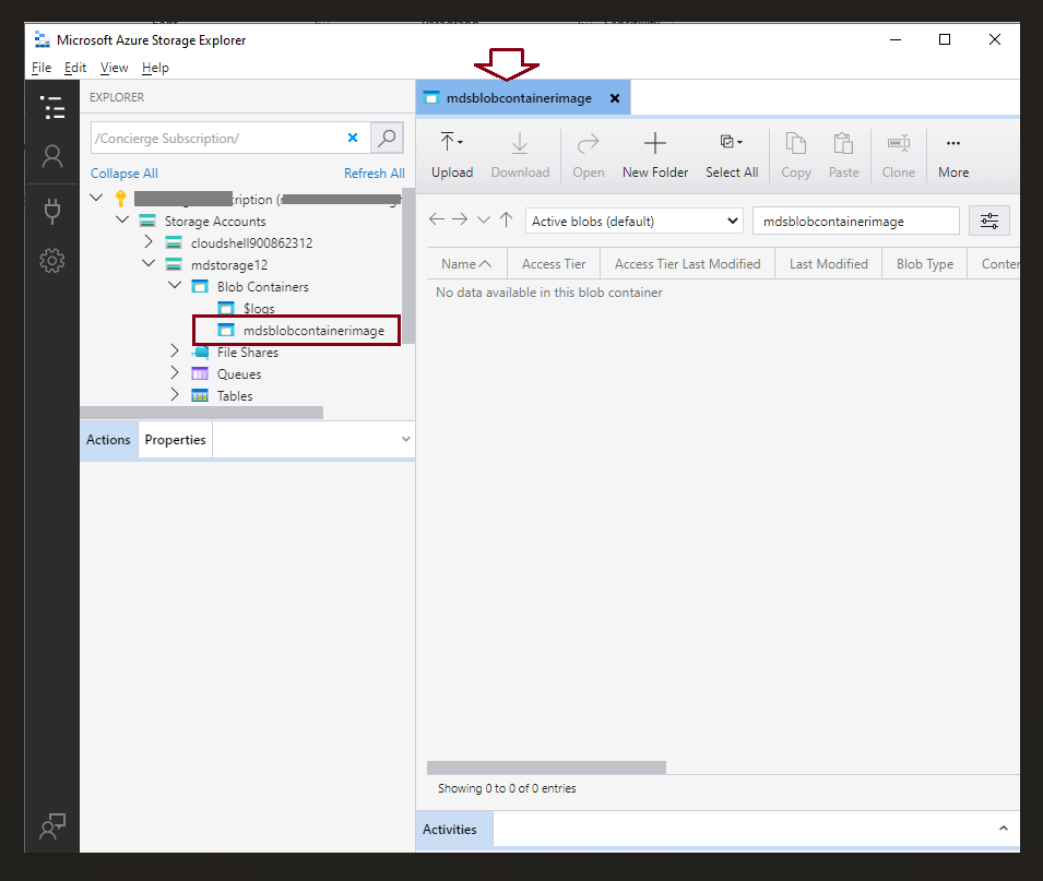 Azure Blob Storage screenshot - Analisi dei 10 Migliori Software di Object Storage del 2026